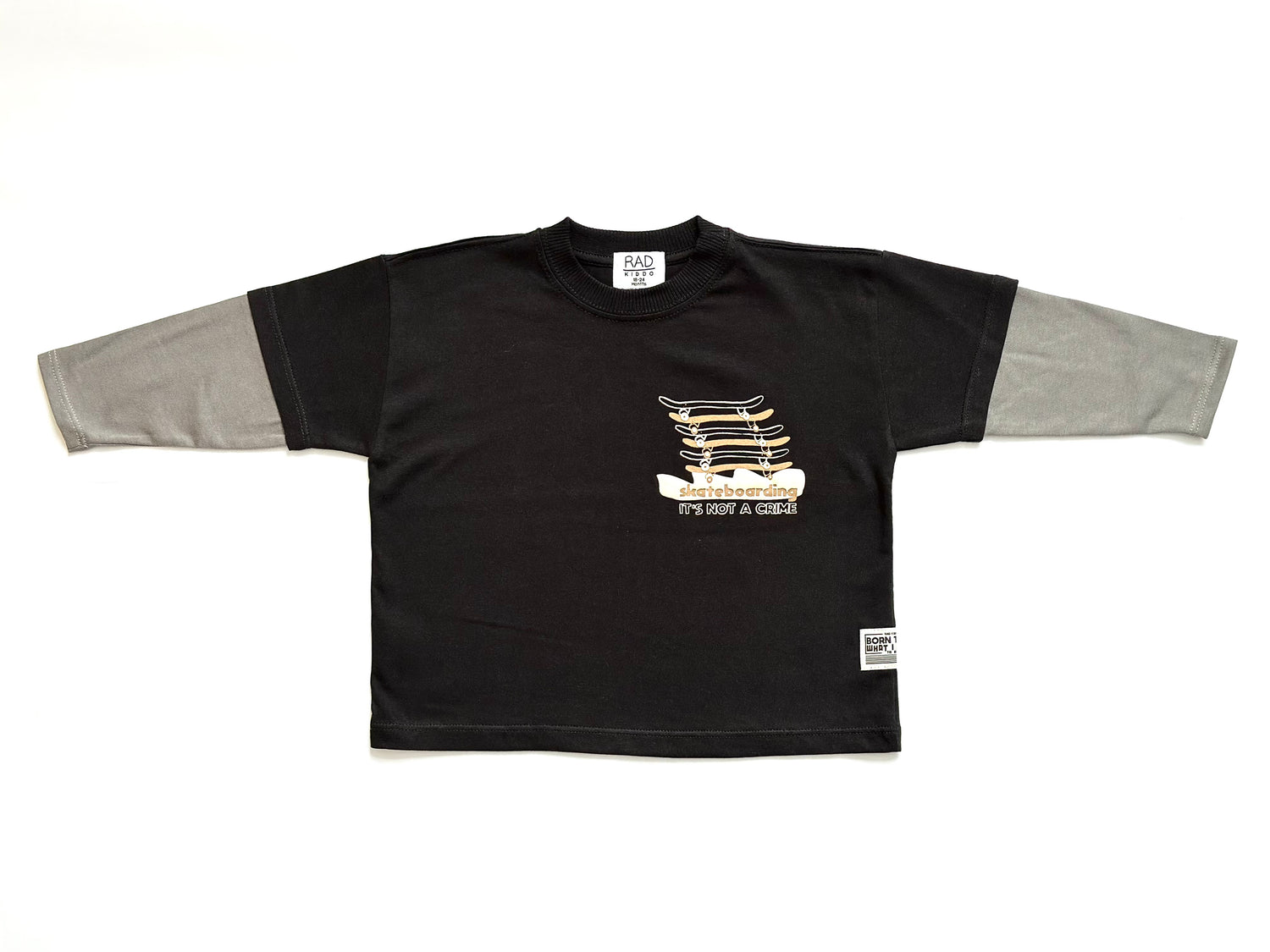 CAMISETA SKATEBOARDING IS NOT A CRIME