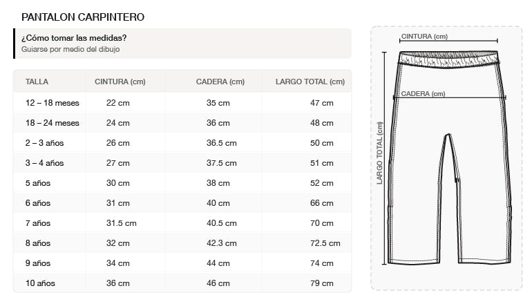 PANTALON CARPINTERO